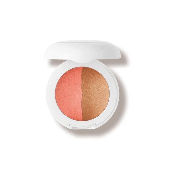 Dibs Beauty Duet Baked Blush (3-in-1 Blush, Highlighter + Topper) In Backstage - Picture 1 of 3